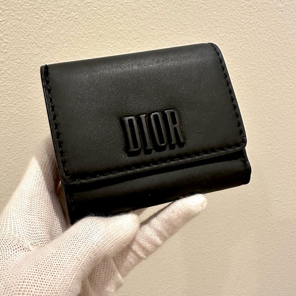 Dior Black trifold wallet